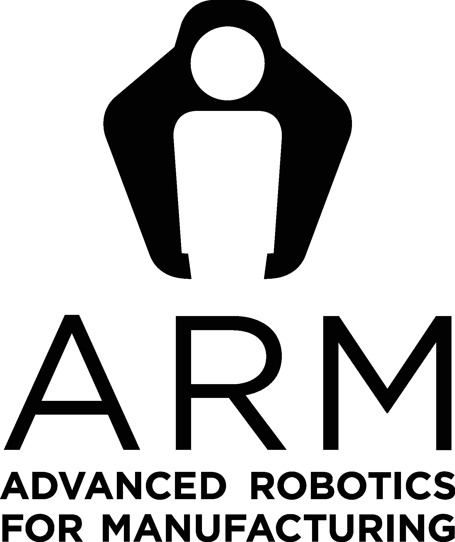 ARM (Advanced Robotics For Manufacturing) Black Logo Vector Logo
